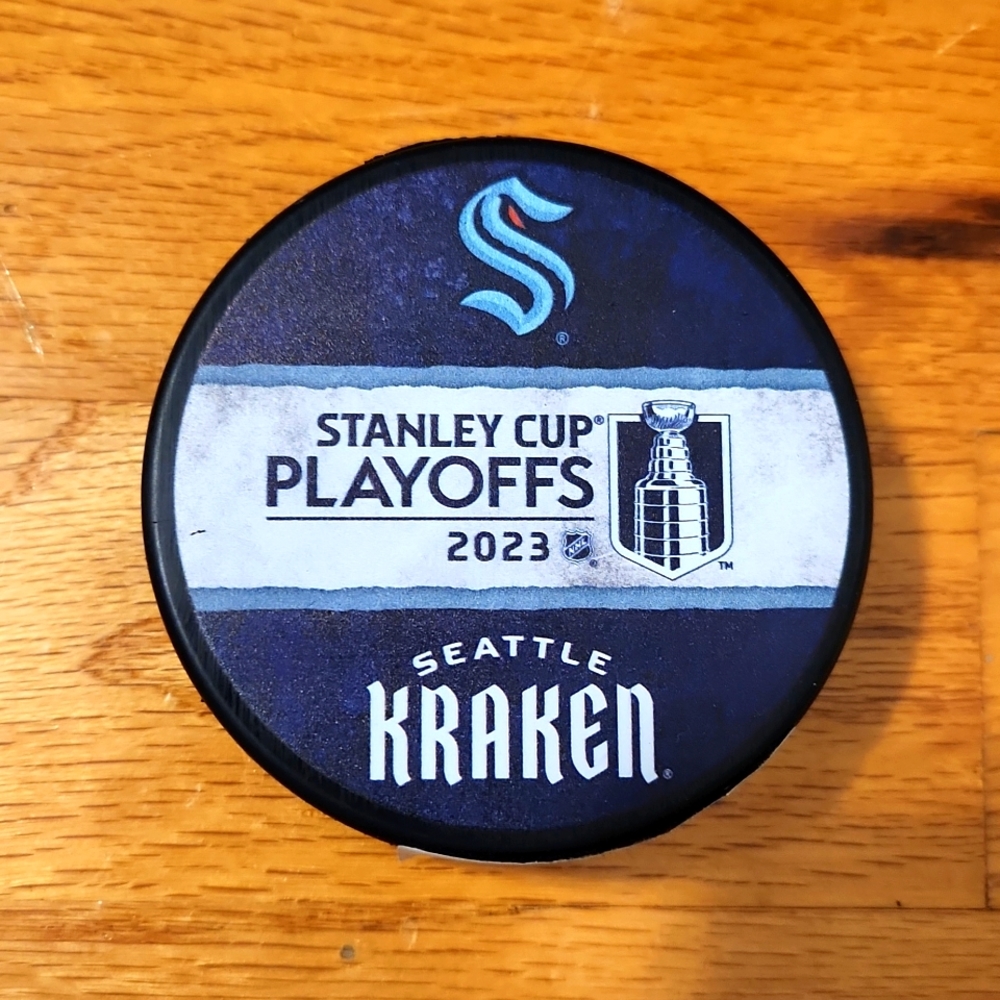 NWT Seattle Kraken Playoffs Puck